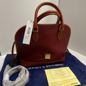 Dooney & Bourke Pebble Grain Zip Zip Satchel.  New! Everything comes with it.